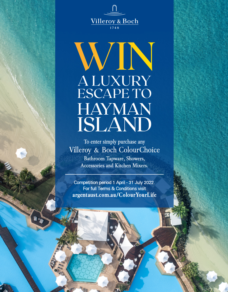 Villeroy & Boch ColourChoice Promoation to Win a Luxury Escape to Hayman Island